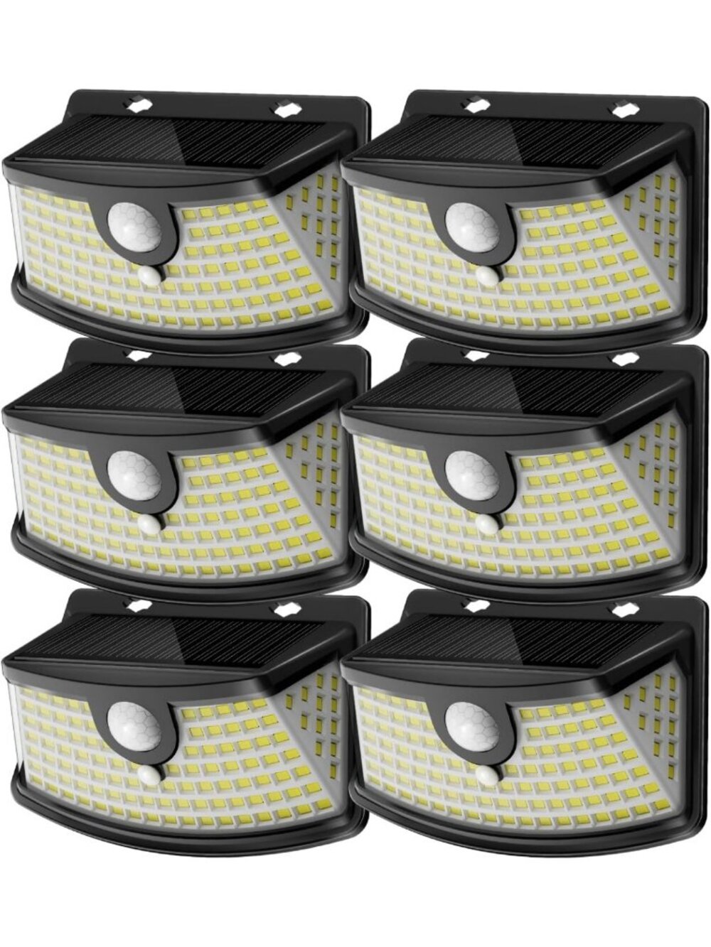 120 LED Solar Motion Sensor Lights - 270° Wide Angle, Waterproof Outdoor Step